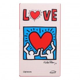 Презервативы Sagami LOVE Keith Haring - 12 шт.