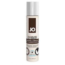 Водно-масляный лубрикант с охлаждающим эффектом JO Silicone free Hybrid Lubricant COOLING - 30 мл.