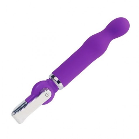 Фиолетовый вибратор ALICE 20-Function G-Spot Vibe - 18 см.